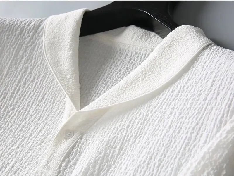 (Shirt + trousers)2026 summer men fashion classic shirt men&