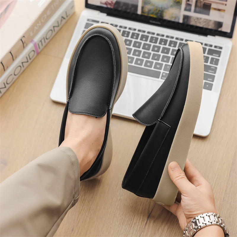 Shoes for Men Fashion Comfortable Leather Shoes Luxury Formal Loafers for Men Sneakers Casual Oxford Shoes Zapatillas Hombre