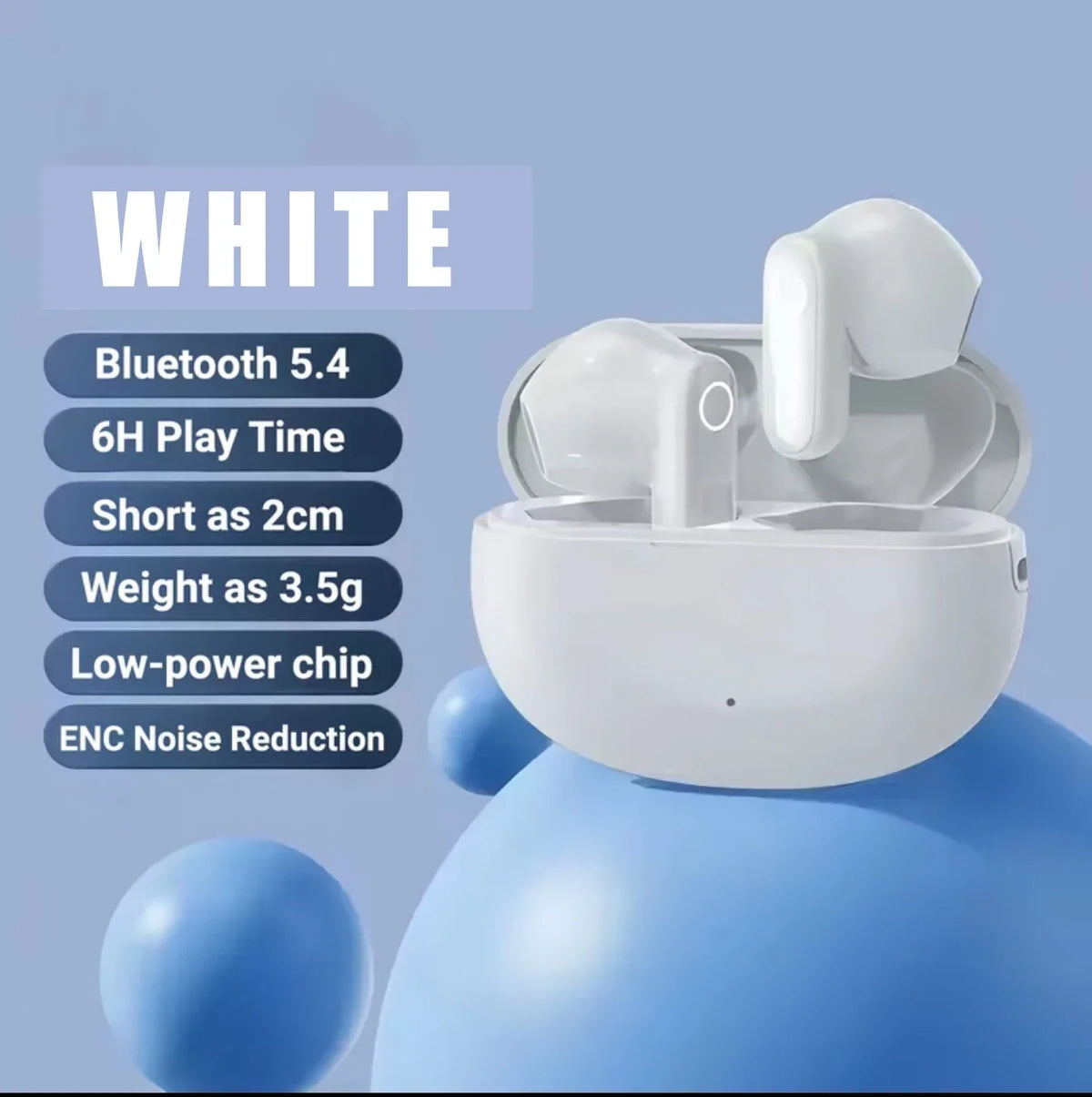 Bluetooth Headphones Wireless Earbuds Voice-optimized Bluetooth Headsets Prioritize Vocal Frequencies for Clear Calls