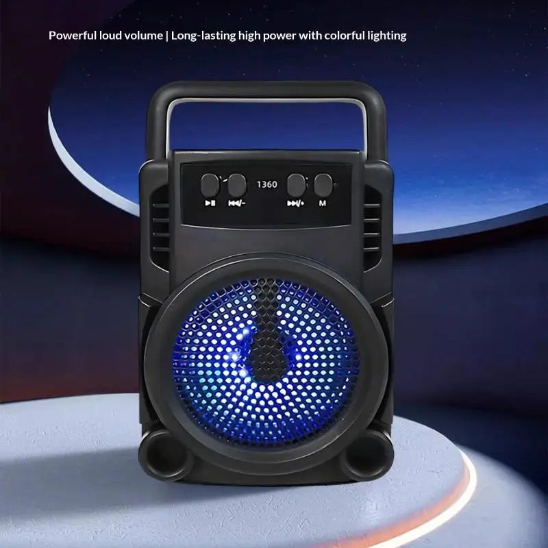 Bluetooth Speaker Wireless Stereo 20W Output Stylish Retro Design Long Lasting Battery for Home Office Party