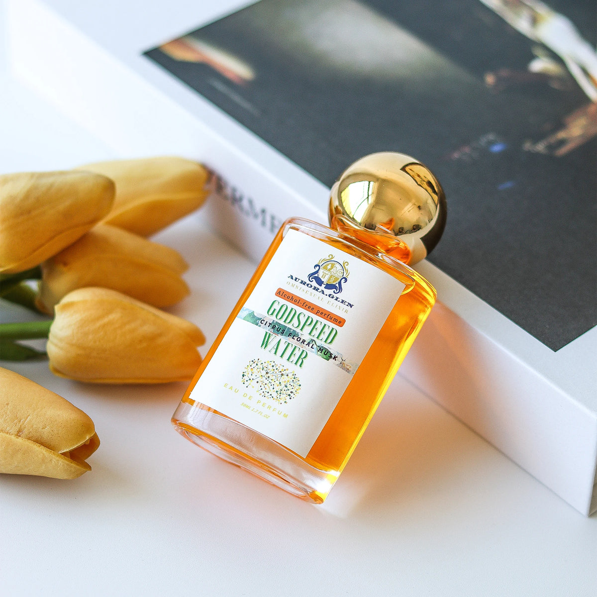 Rich essential oils with long-lasting fragrance High-quality floral notes Essence Alcohol-Free Parfume Oil 50ml for Women & Men