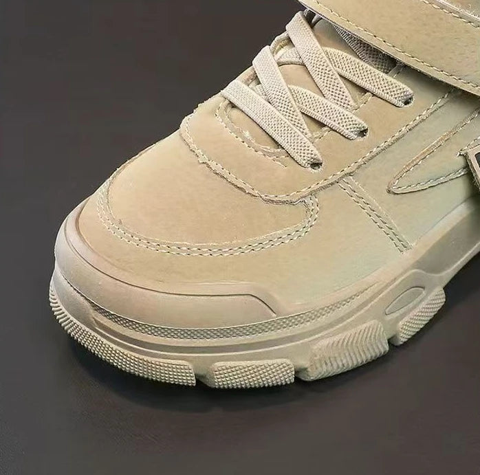 Kids Winter Warm Snow Boots Boys Fleece Lined Cotton Shoes Non Slip Thick Sole Sports Sneakers for School Age Children Outdoor