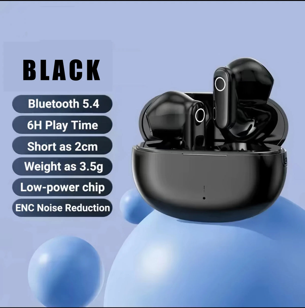 Bluetooth Headphones Wireless Earbuds Voice-optimized Bluetooth Headsets Prioritize Vocal Frequencies for Clear Calls