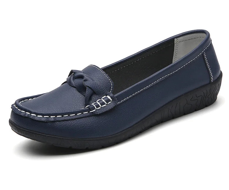Woman Shoes 2025 New Soft Leather Flat Shoes Women&