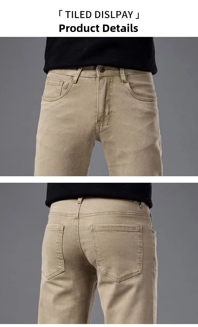Slim Fit Straight Leg Jeans Men&