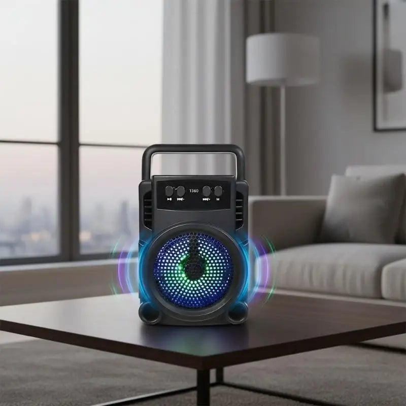 Bluetooth Speaker Wireless Stereo 20W Output Stylish Retro Design Long Lasting Battery for Home Office Party