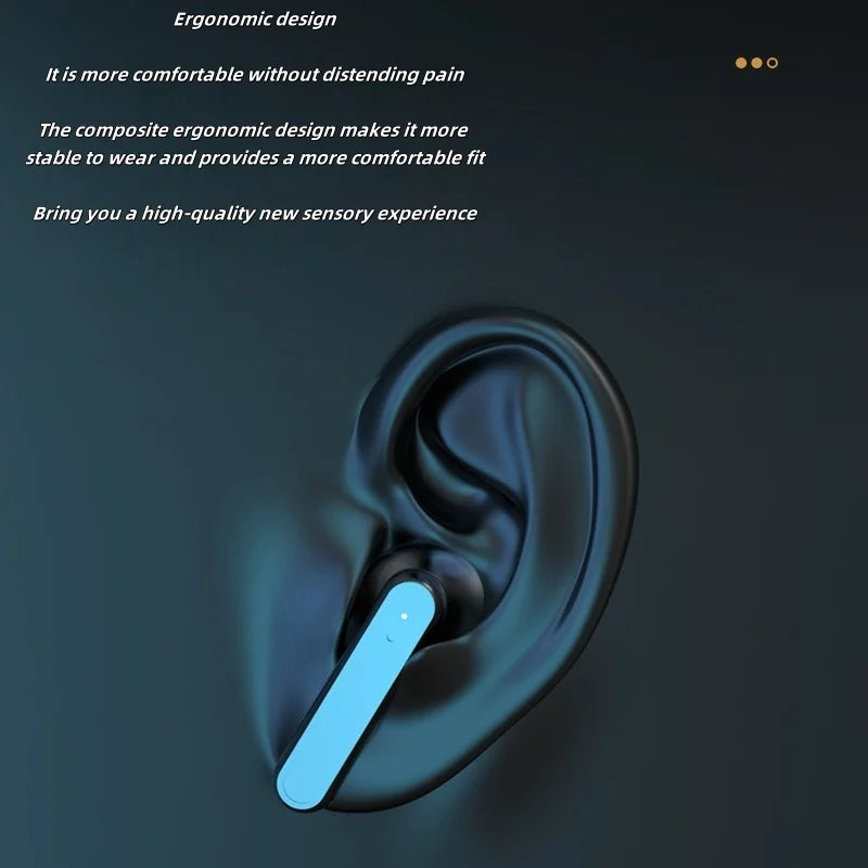S20 BT Earphone Headphones Mirror Wireless Stereo Headset with Digital DisplayTouch Control Sports Earbuds for Gaming