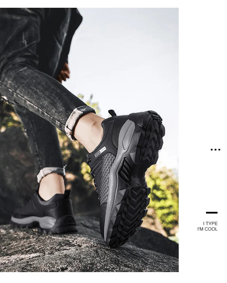 Men Boots Outdoor Sneakers Men Shoes 2025 New Fashion Male Casual Footwear Comfortable Tenis Masculino Botas Men Sneakers Shoes
