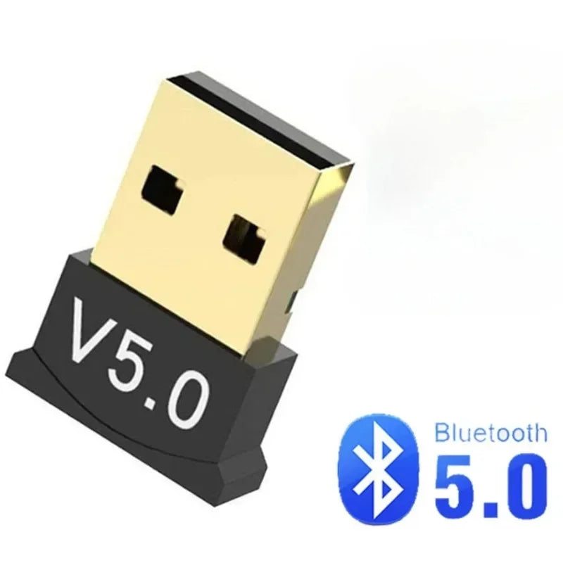 USB Bluetooth 5.0 Adapter Wireless Bluetooth 5.0 Dongle Adapter For PC Laptop Wireless Speaker Audio Receiver USB Transmitter