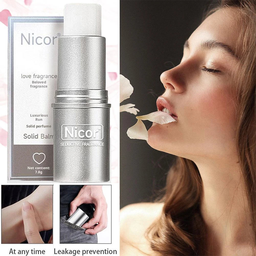 Pheromone Solid Perfume For Women and Men Date And Daily Perfume Ideal Gift Portable Balm Refreshing Solid Balm Aroma Deodorants