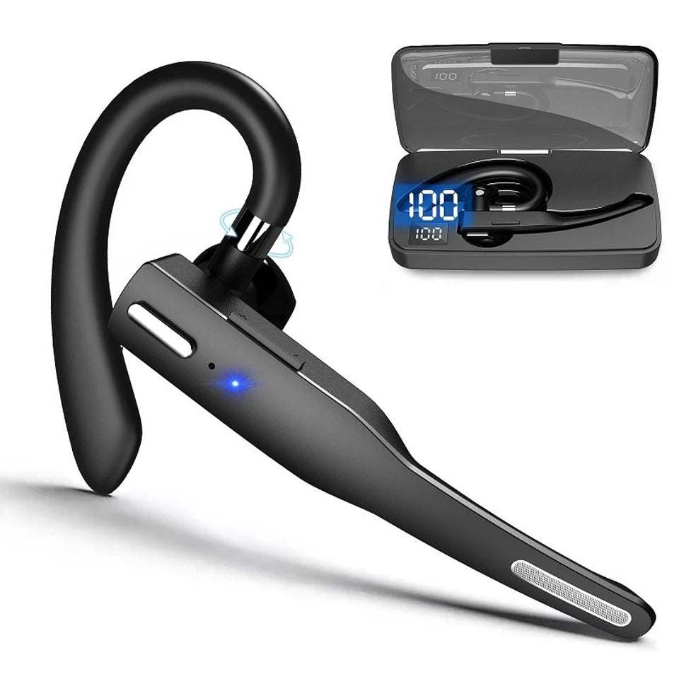 Wireless Bluetooth Headphones With Microphon Earphone ENC Noise Cancelling Handsfree Talking Headset Busines Auriculares Driving