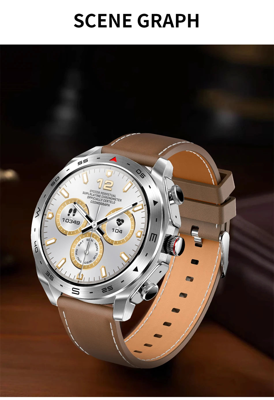 New T95 Smart Watch TWS 2-in-1 Bluetooth Headset Earphones with Built-in Speaker HIFI 9D Sound Quality Health Sports Monitoring