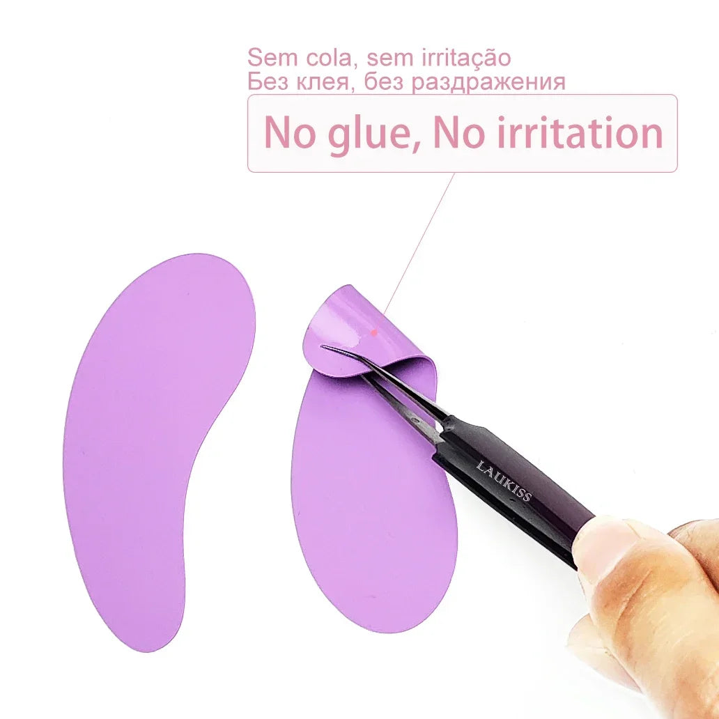 New Reusable 1Pair Eye Pads Silicone Stripe Lash Lift Eyelash Extension Hydrogel Eye Patches Under Eye Gel Patch Makeup Tools