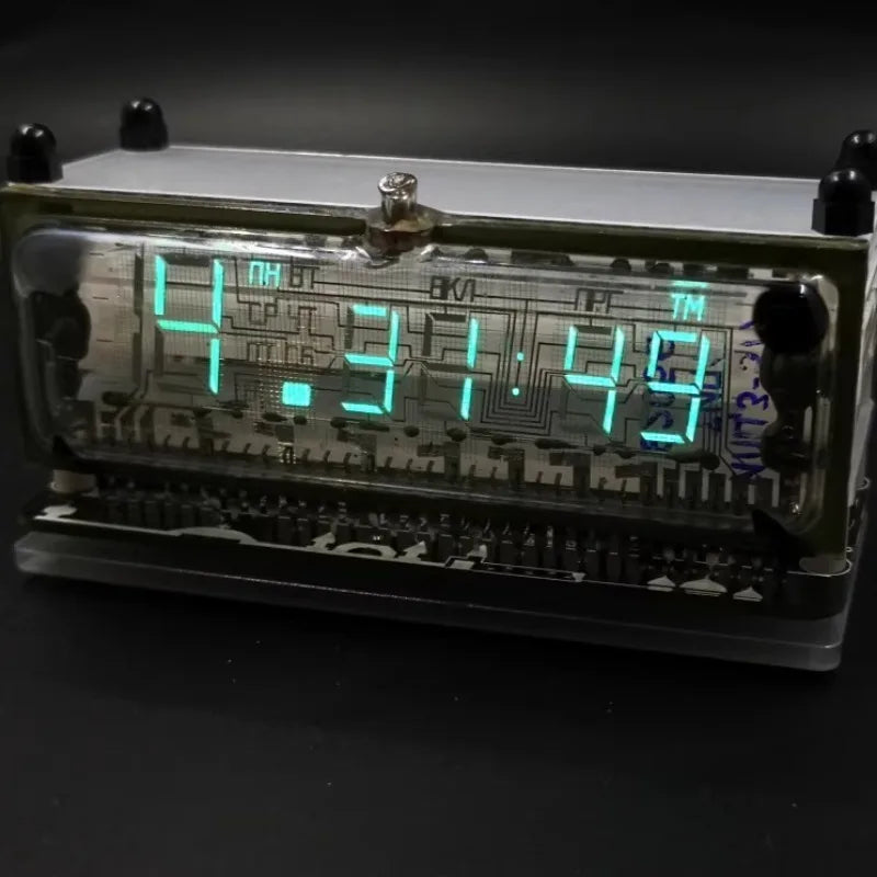 LED Modern Table Clocks Cyberpunk Style Electronic Desk Clock Desktop Ornaments Miniature Luxury Creative Home Decoration