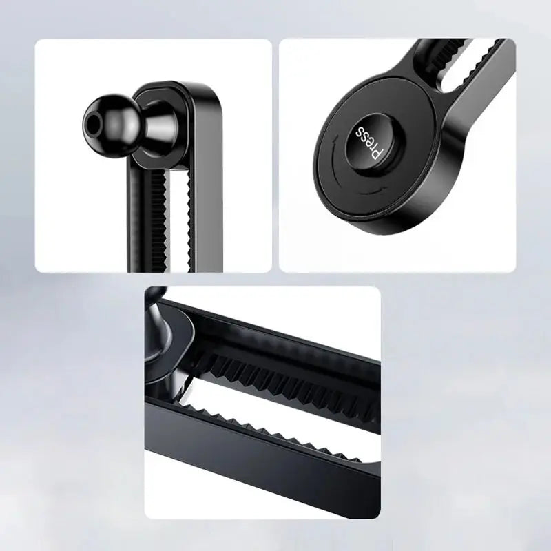 Car Phone Holder Bracket Accessories Interior Air Outlet Vent Base Gadget Auto Cellphone Support Ball Head Bracket Extension Rod