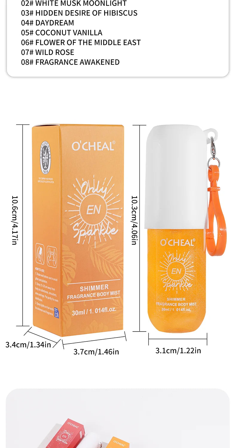 Long-Lasting Deodorant Perfume Spray for Women & Men