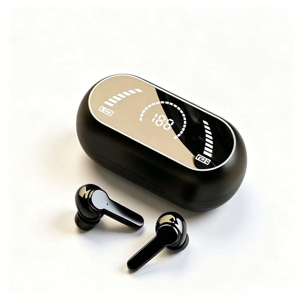 Bluetooth 5.4 Wireless Earbuds Touch Control Sport Gaming Headphones Deep Bass Noise Reduction Universal for All Smartphones