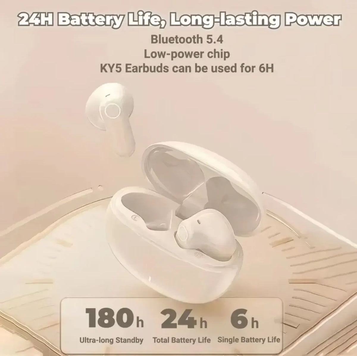 Bluetooth Headphones Wireless Earbuds Voice-optimized Bluetooth Headsets Prioritize Vocal Frequencies for Clear Calls