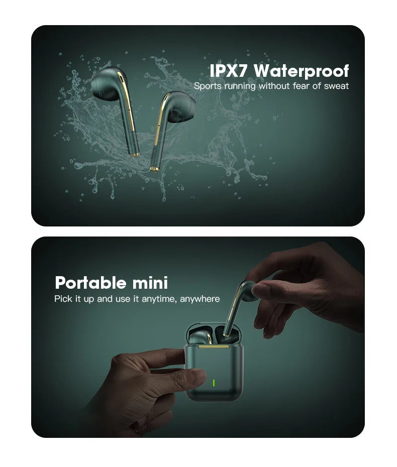 Bluetooth Headphones - Premium Wireless Earbuds with Superior Sound Quality and Long Battery Life for Music and Calls