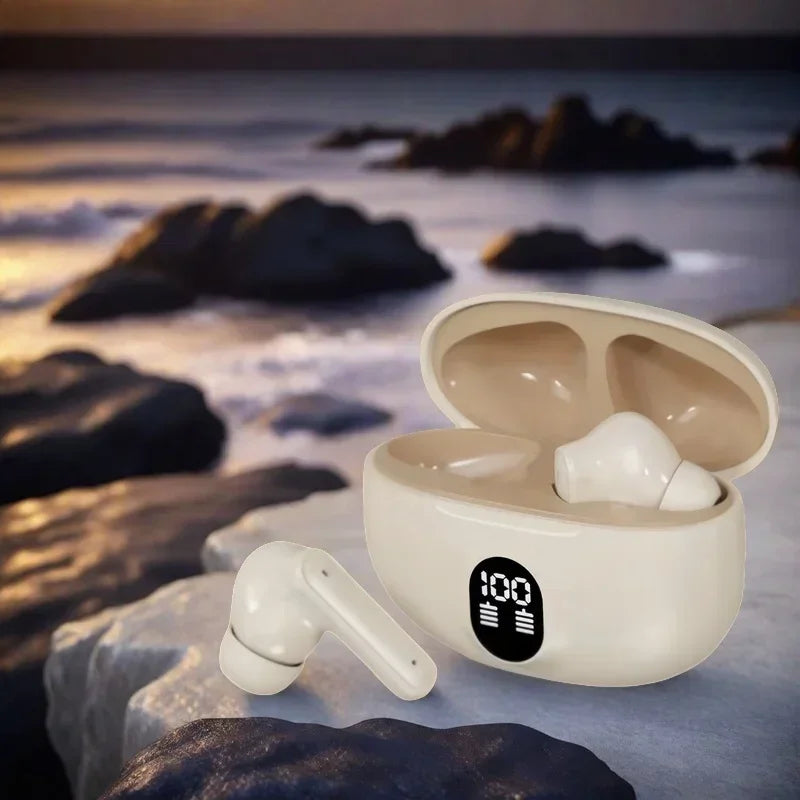 Bluetooth Earbuds Wireless Earphones Bluetooth Earphones Bluetooth Headphones with ANC Improve Focus in Noisy Environments