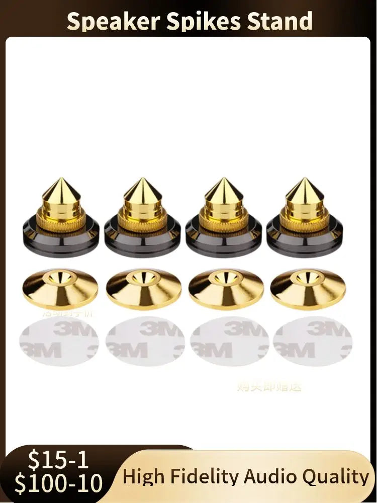 Speaker Stand Speakers Spikes Accessories Isolation Stands For Audio Amplifier Turntable Player Shockproof Foot Pad 26mmx28mm