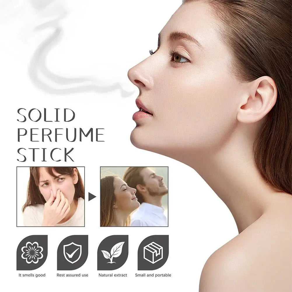 Pheromone Solid Perfume For Women and Men Date And Daily Perfume Ideal Gift Portable Balm Refreshing Solid Balm Aroma Deodorants
