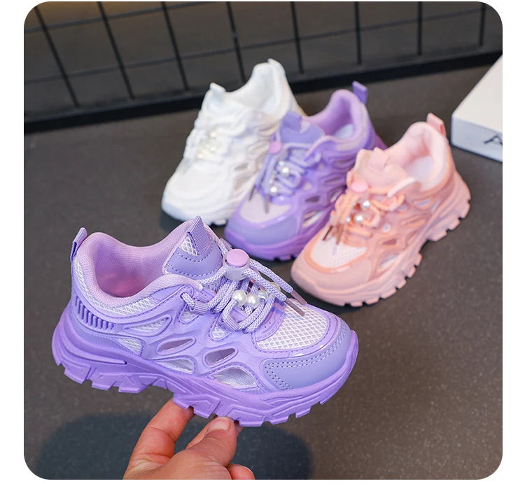 Kids Sandals Summer Shoes For Boys Girls Toddler Boy Girl Soft Sports Shoes Children Running Sneakers Air Mesh Breathable New