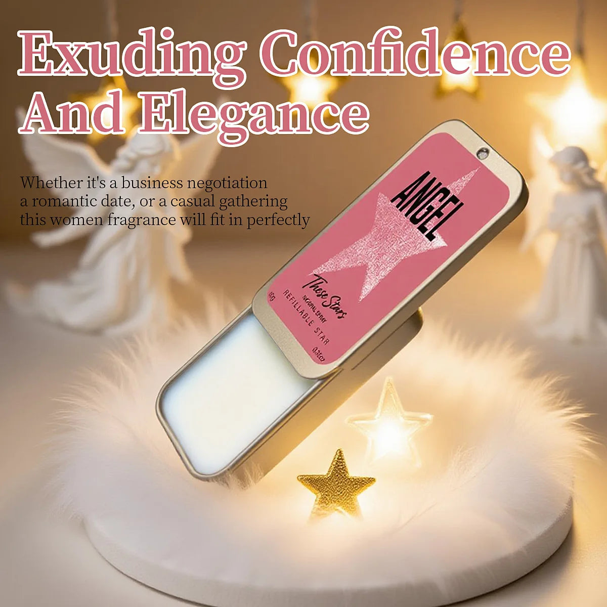 Pheromone Solid Perfume for Men Women Solid Balm Lady Female Parfum LongLasting Fresh Flower Fragrance Antiperspirants