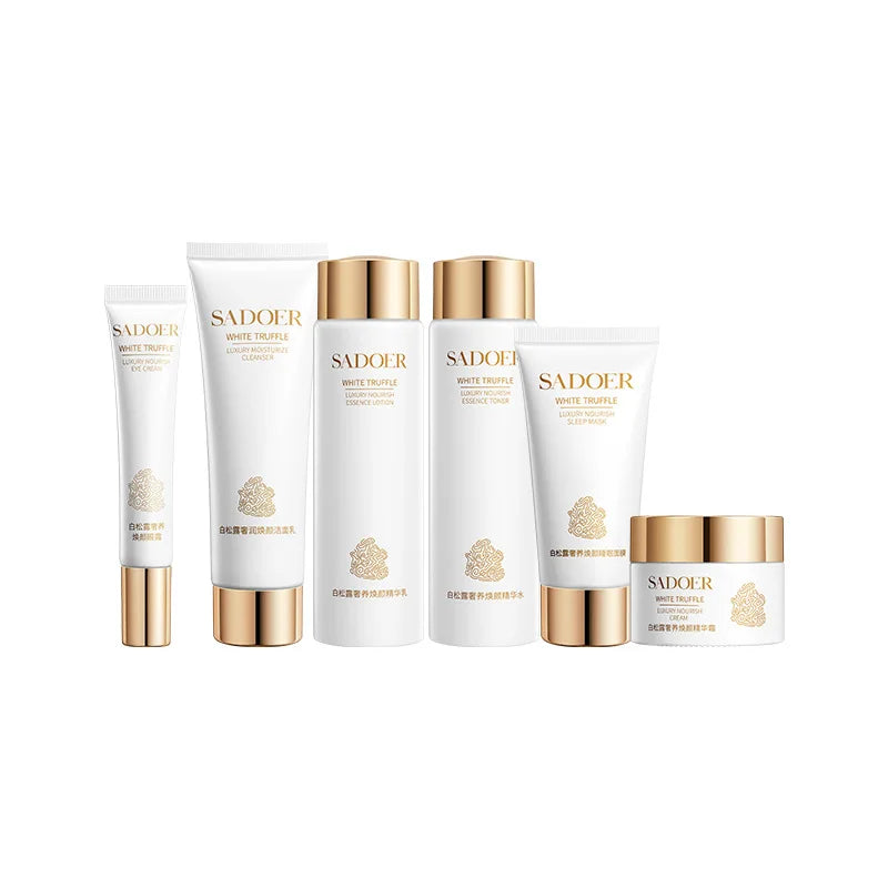 White Truffle Skin Care Six-Piece Set, Rich in Centella Asiatica Extract, Niacinamide and Other Skin-Friendly Ingredients, Paired with Various Beautifying and Moisturizing Ingredients to Replenish the Skin&