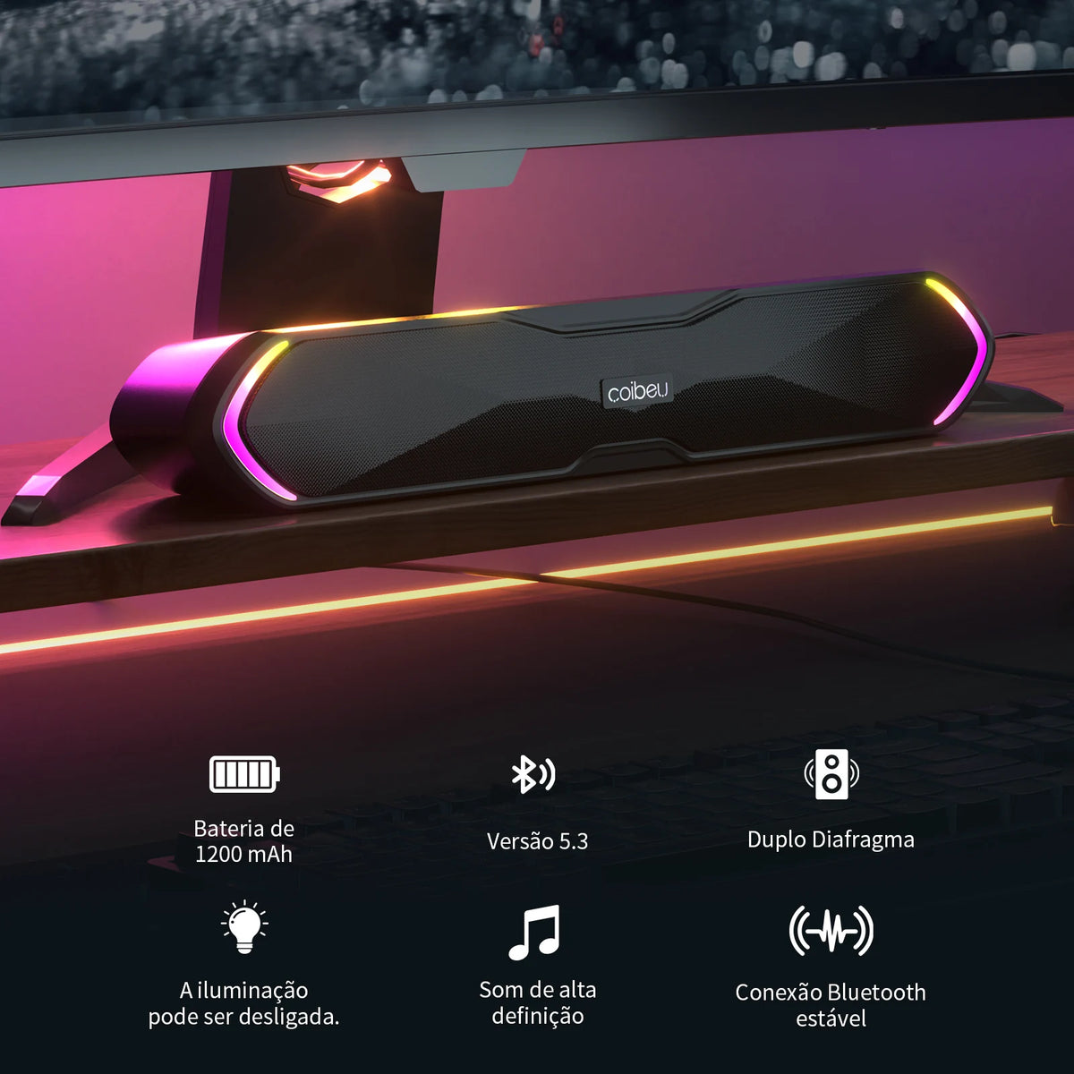 Speaker, Bluetooth Speaker, Portable Bluetooth Speaker, Speaker for Pc, Soundbar, Bluetooth Speaker
