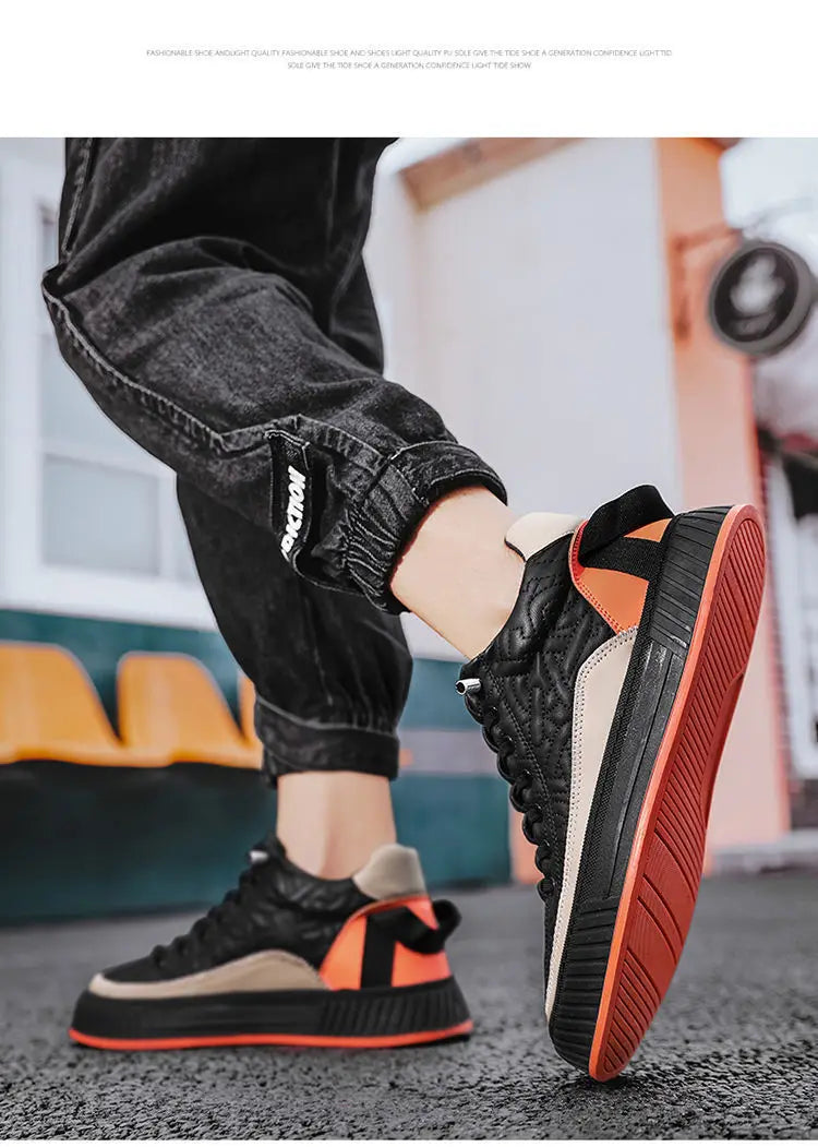 Men Shoes Platform Male Sneakers 2024 New Vulcanized Shoes for Men Casual Running Shoes Large Size 45 46 Hot Sapatos Masculinos