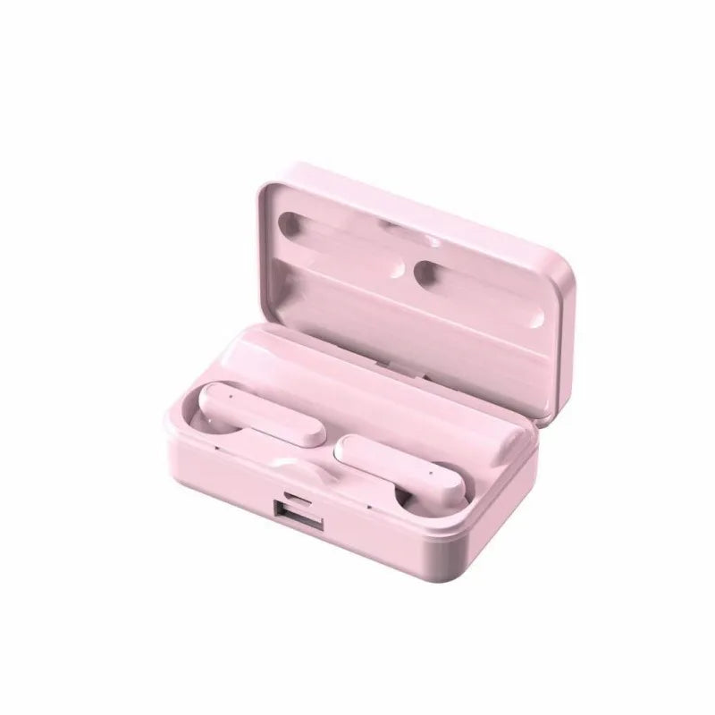 S20 BT Earphone Headphones Mirror Wireless Stereo Headset with Digital DisplayTouch Control Sports Earbuds for Gaming