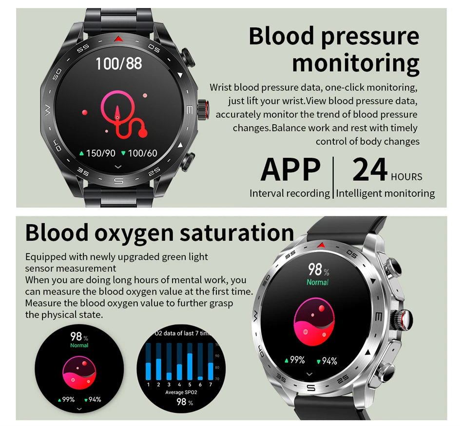 New T95 Smart Watch TWS 2-in-1 Bluetooth Headset Earphones with Built-in Speaker HIFI 9D Sound Quality Health Sports Monitoring