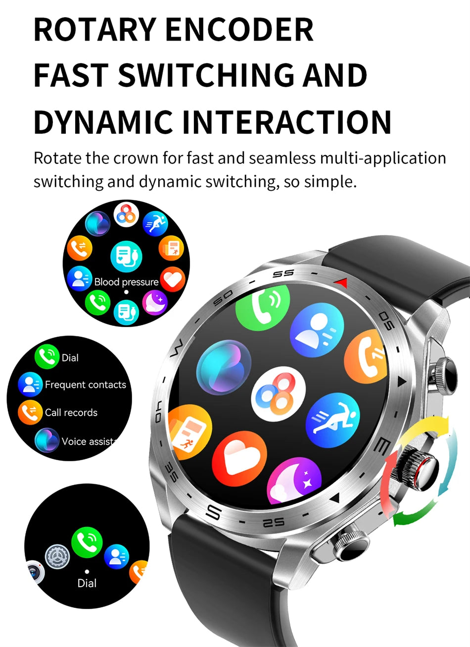 New T95 Smart Watch TWS 2-in-1 Bluetooth Headset Earphones with Built-in Speaker HIFI 9D Sound Quality Health Sports Monitoring