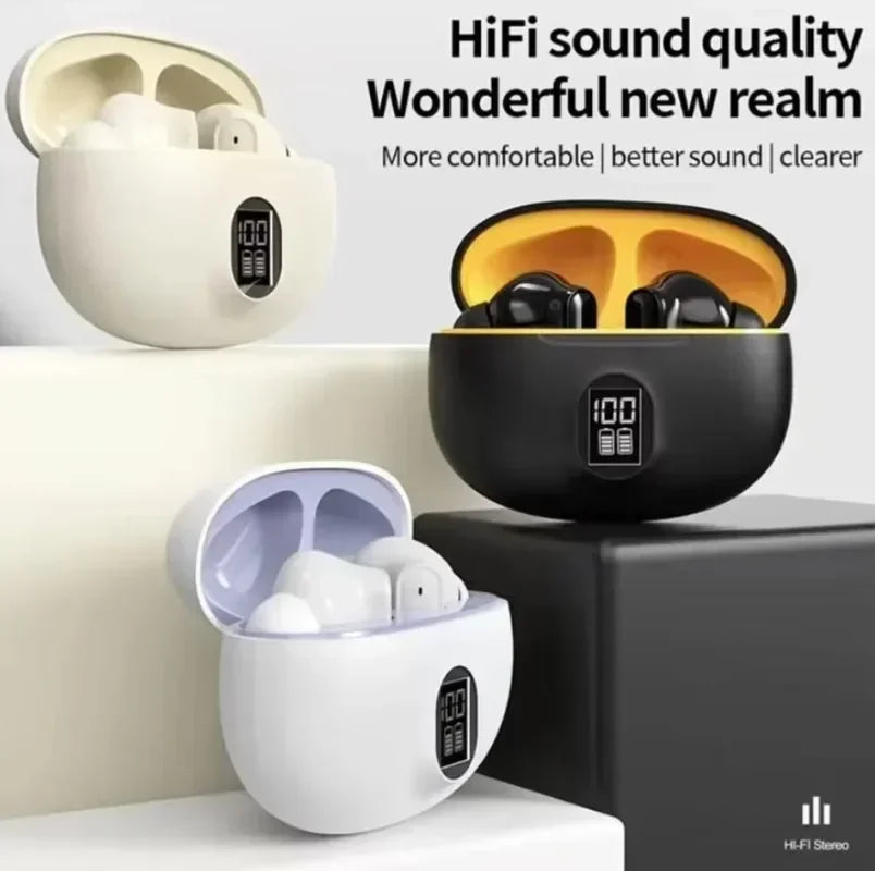 Bluetooth Earbuds Wireless Earphones Bluetooth Earphones Bluetooth Headphones with ANC Improve Focus in Noisy Environments