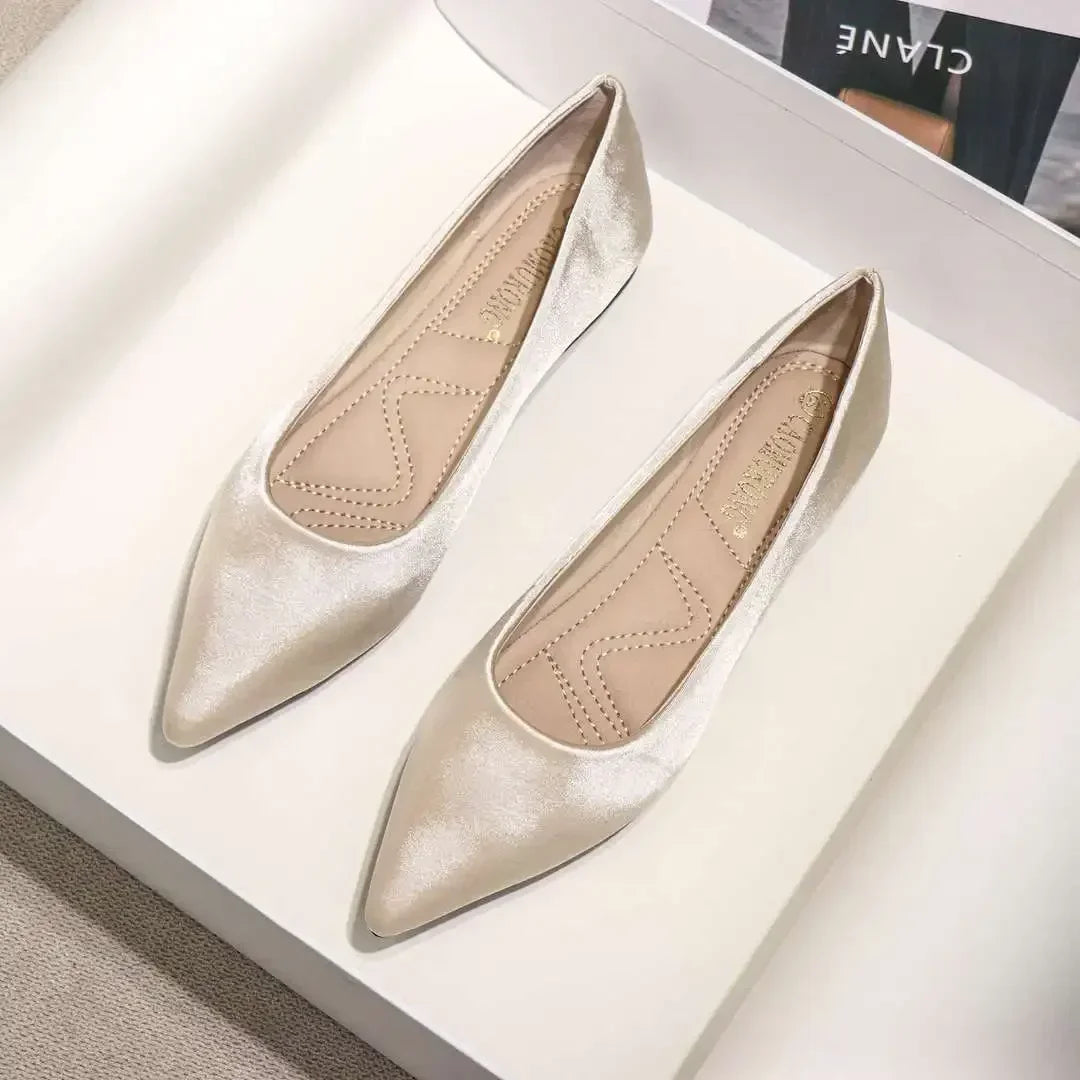 Ladies Footwear Low Heel Elegant Office Non Slip Women&