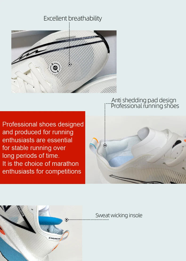 Marathon Men Running Shoes Carbon Board Speciality Sports Breathable Lightweight Women&