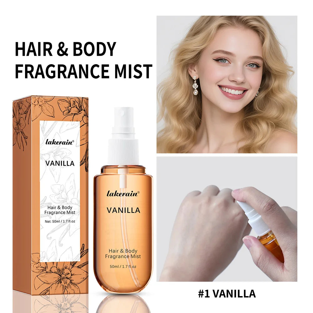 Perfume  for Men Women Use For Skin Body &amp; Hair Fragrance Mist Luxury Long Lasting Perfume Collection Vanilla and Rose