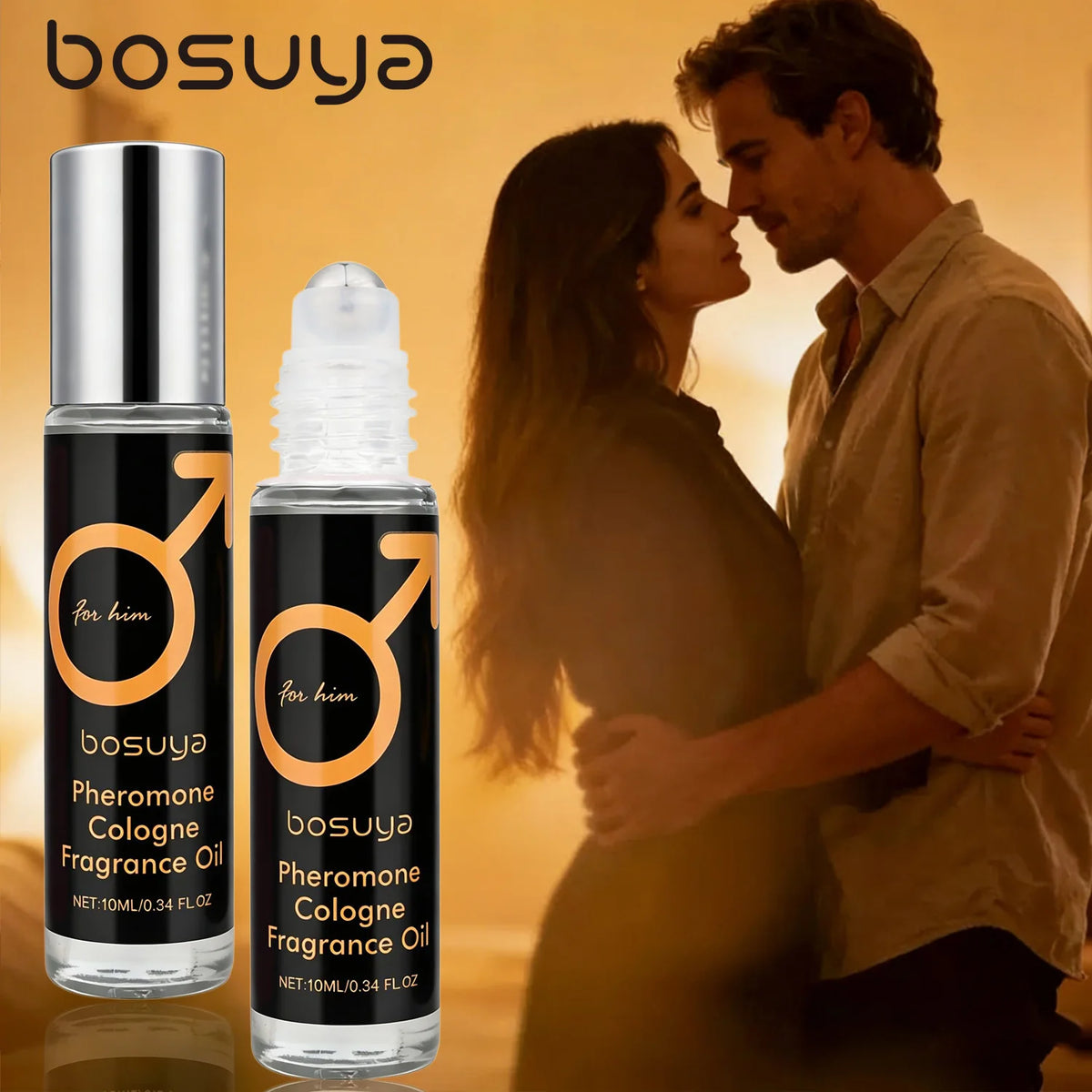 Roll-On Sexy Pheromone Perfume – Fresh &amp; Long-Lasting Fragrance Captivating Scent for Men and Women Perfect for Lovers and Dates