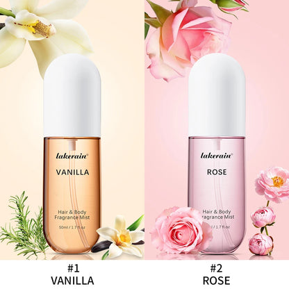 Perfume  for Men Women Use For Skin Body &amp; Hair Fragrance Mist Luxury Long Lasting Perfume Collection Vanilla and Rose