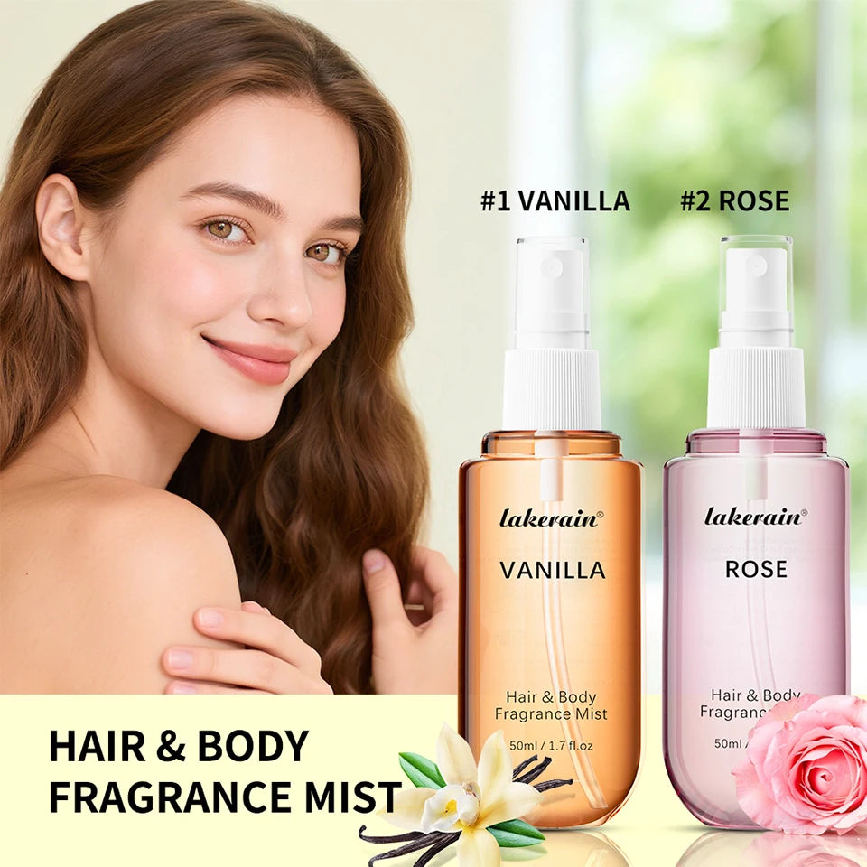Perfume  for Men Women Use For Skin Body &amp; Hair Fragrance Mist Luxury Long Lasting Perfume Collection Vanilla and Rose