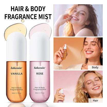 Perfume  for Men Women Use For Skin Body &amp; Hair Fragrance Mist Luxury Long Lasting Perfume Collection Vanilla and Rose
