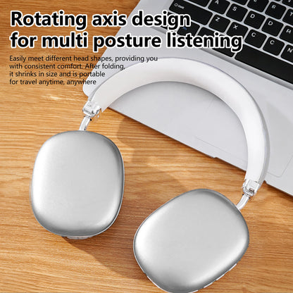 Wireless Over-Ear Headphones, 5.3 Smart Chip, Long Battery Life,HiFi Music Gaming Comfortable Mic for iPhone Android PC