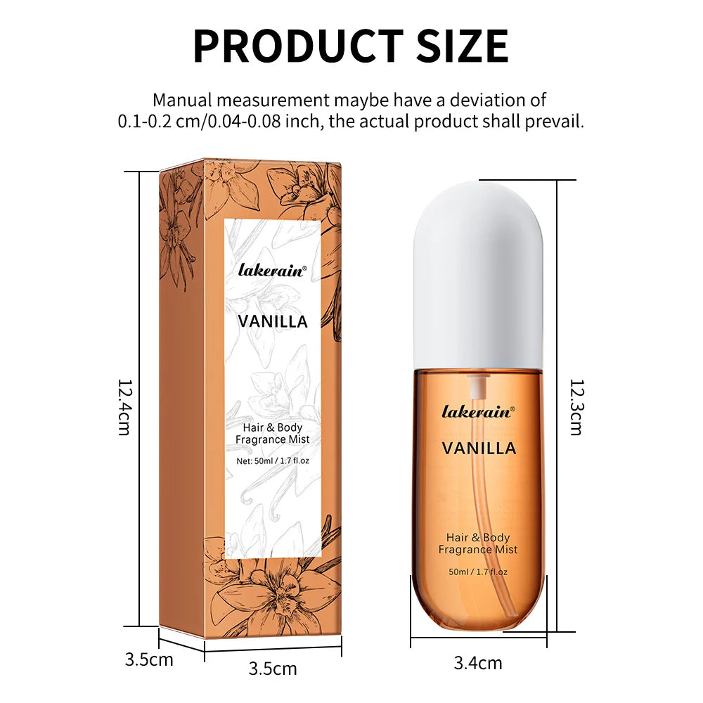 Perfume  for Men Women Use For Skin Body &amp; Hair Fragrance Mist Luxury Long Lasting Perfume Collection Vanilla and Rose