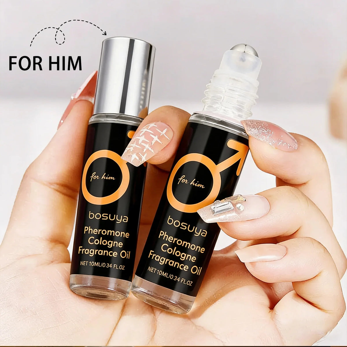 Roll-On Sexy Pheromone Perfume – Fresh &amp; Long-Lasting Fragrance Captivating Scent for Men and Women Perfect for Lovers and Dates