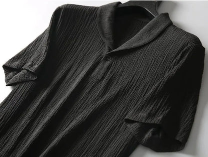 (Shirt + trousers)2026 summer men fashion classic shirt men&