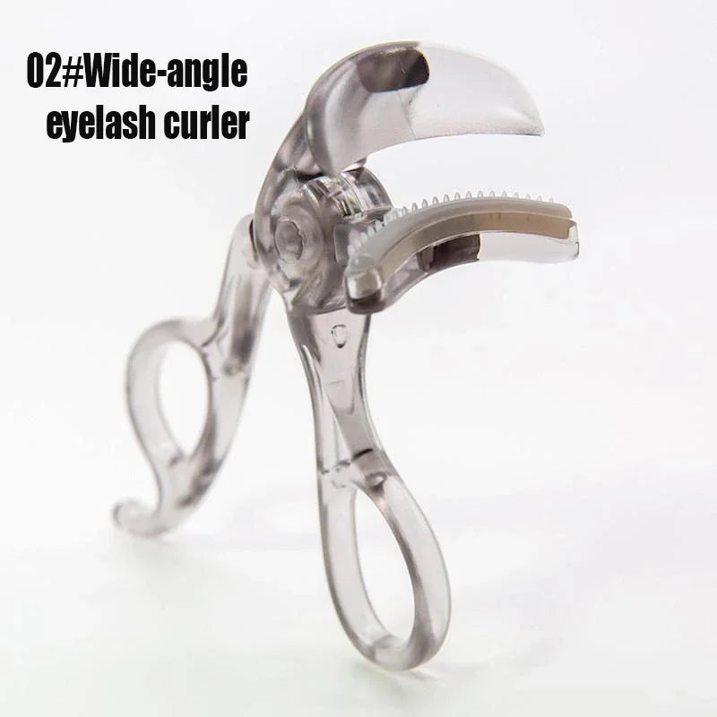 Dual-Type Eyelash Curler with Comb – Wide &amp; Partial Clip Options, Waterproof, Long-Lasting, Natural Curl, Unisex Certified