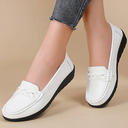 Woman Shoes 2025 New Soft Leather Flat Shoes Women&