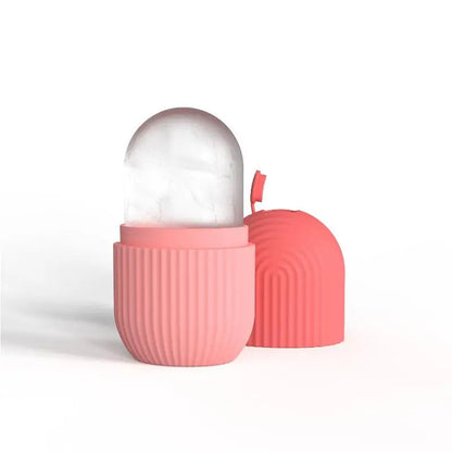 Ice Face Roller  Beauty Massage Silicone Ice Mold For Eye Puffiness Ice Facial Roller Shrink Pores Multifunctional Mold
