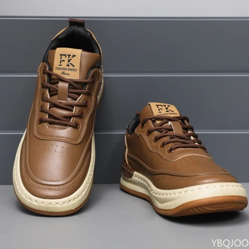 Men's casual shoes for spring autumn fashionable versatile breathable simple comfortable non slip flat sports board shoes